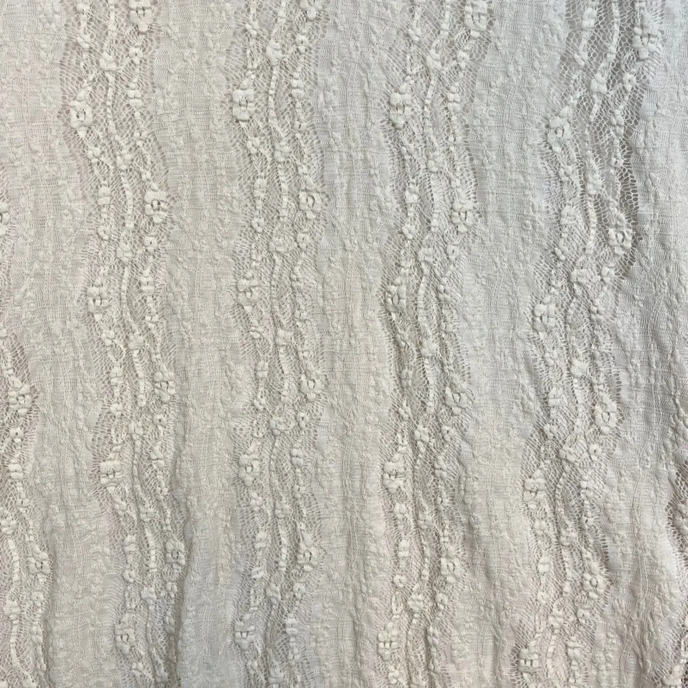 Venezia Lace Overlay V-Neck Short Sleeve Stretch‎ Top Cream 14/16